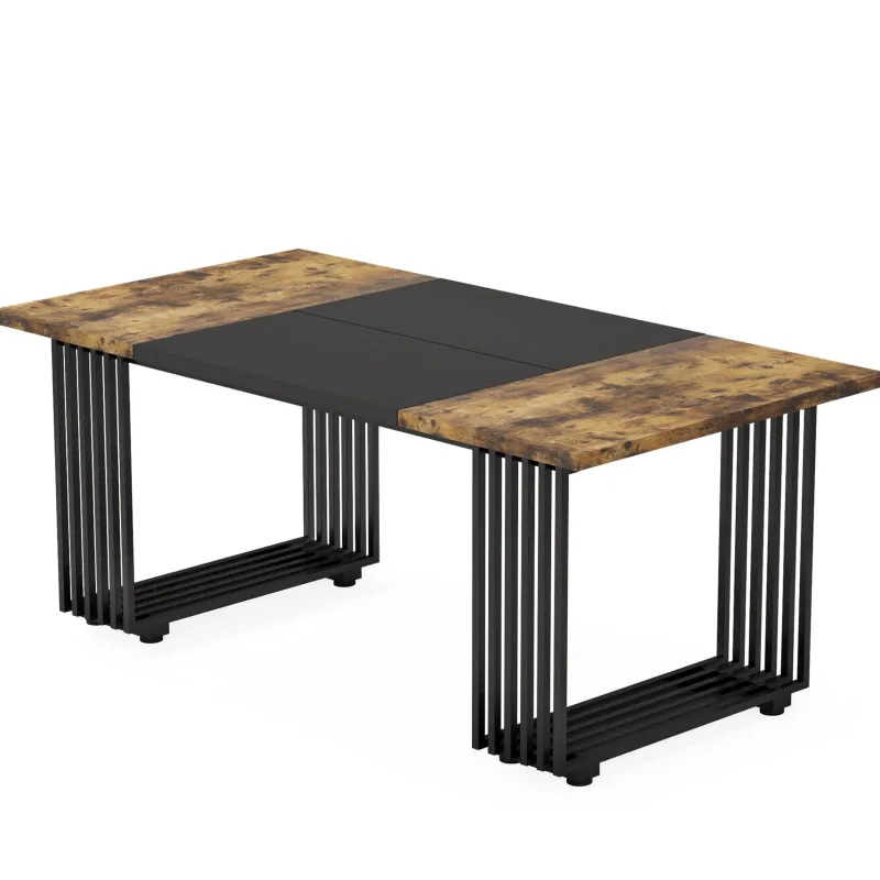 Tribesigns Dining Tables*Modern Dining Table, 70.8 Inches Kitchen Table for 6-8 People
