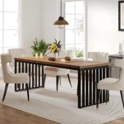 Tribesigns Dining Tables*Modern Dining Table, 78.74 inches Sturdy Kitchen Table