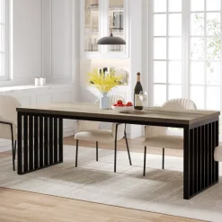 Tribesigns Dining Tables*Modern Dining Table, 78.74 inches Sturdy Kitchen Table