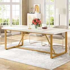 Tribesigns Dining Tables*Modern Dining Table, 70.9