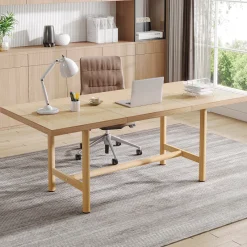 Tribesigns Desks*Modern Executive Desk, 63" Conference Meeting Table for 4–6 People