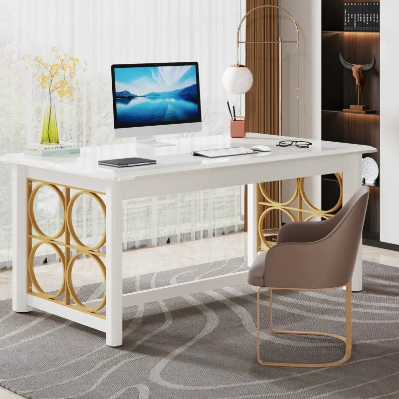 Tribesigns Desks*Modern Executive Desk, 63" Computer Desk Conference Table