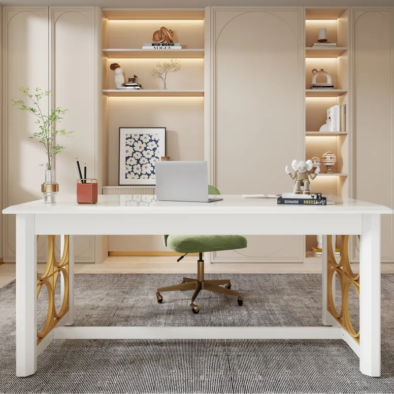 Tribesigns Desks*Modern Executive Desk, 63" Computer Desk Conference Table