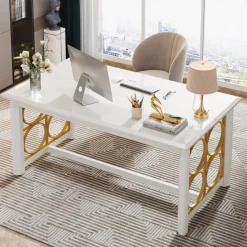 Tribesigns Desks*Modern Executive Desk, 63
