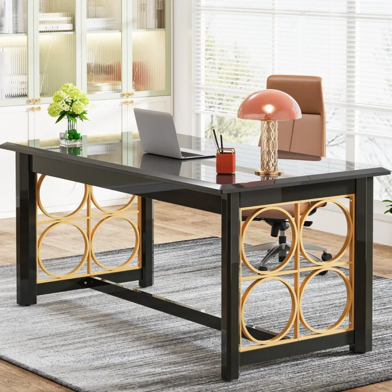 Tribesigns Desks*Modern Executive Desk, 63" Computer Desk Conference Table
