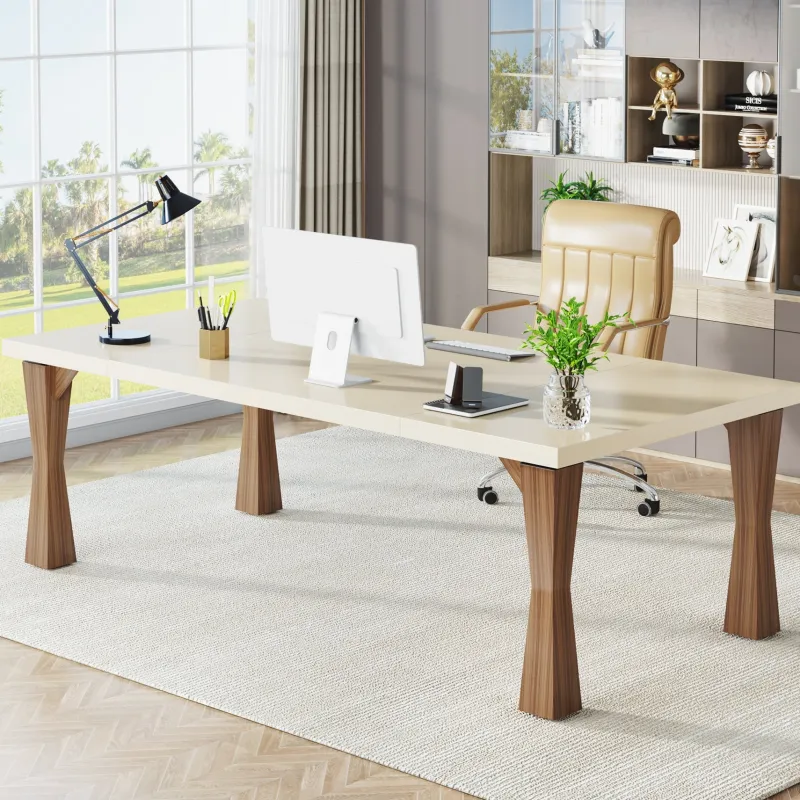Tribesigns Desks*Modern Executive Desk, 71" Computer Desk Conference Table