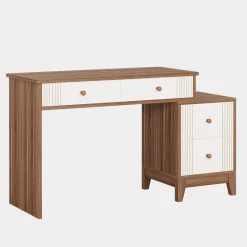 Tribesigns Makeup Vanities*Modern Makeup Vanity Dressing Table with 4 Large Drawers(Without Mirror & Stool)