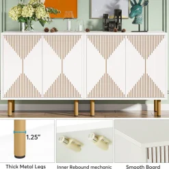 Tribesigns Sideboards & Buffets|Sideboards & Buffets*Modern Sideboard Buffet, 58
