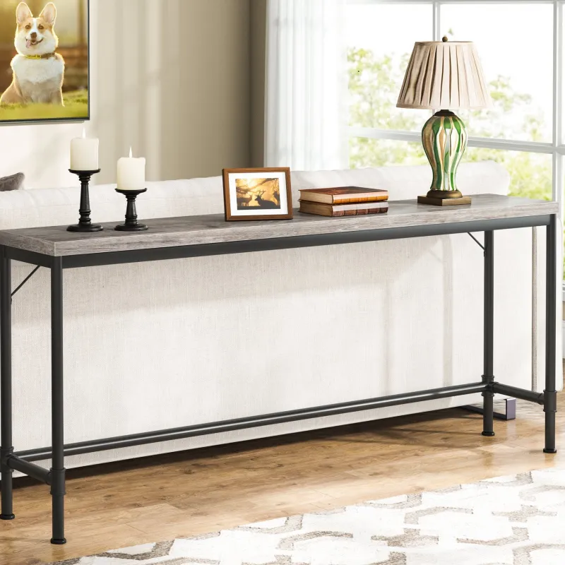 Tribesigns Console Tables|Console Tables*Narrow Console Table, 70.9" Extra Long Sofa Table Industrial Hallway Table