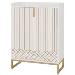 Tribesigns Shoe Racks & Cabinets|Shoe Racks & Cabinets*25-Pair Shoe Cabinet with Doors, 5-Tier Modern Shoe Rack Organizer