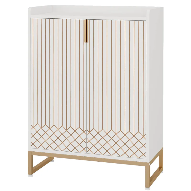 Tribesigns Shoe Racks & Cabinets|Shoe Racks & Cabinets*25-Pair Shoe Cabinet with Doors, 5-Tier Modern Shoe Rack Organizer