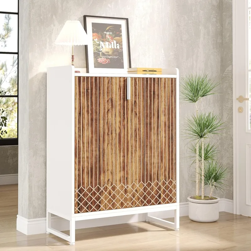 Tribesigns Shoe Racks & Cabinets|Shoe Racks & Cabinets*25-Pair Shoe Cabinet with Doors, 5-Tier Modern Shoe Rack Organizer
