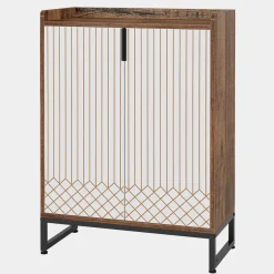 Tribesigns Shoe Racks & Cabinets|Shoe Racks & Cabinets*25-Pair Shoe Cabinet with Doors, 5-Tier Modern Shoe Rack Organizer