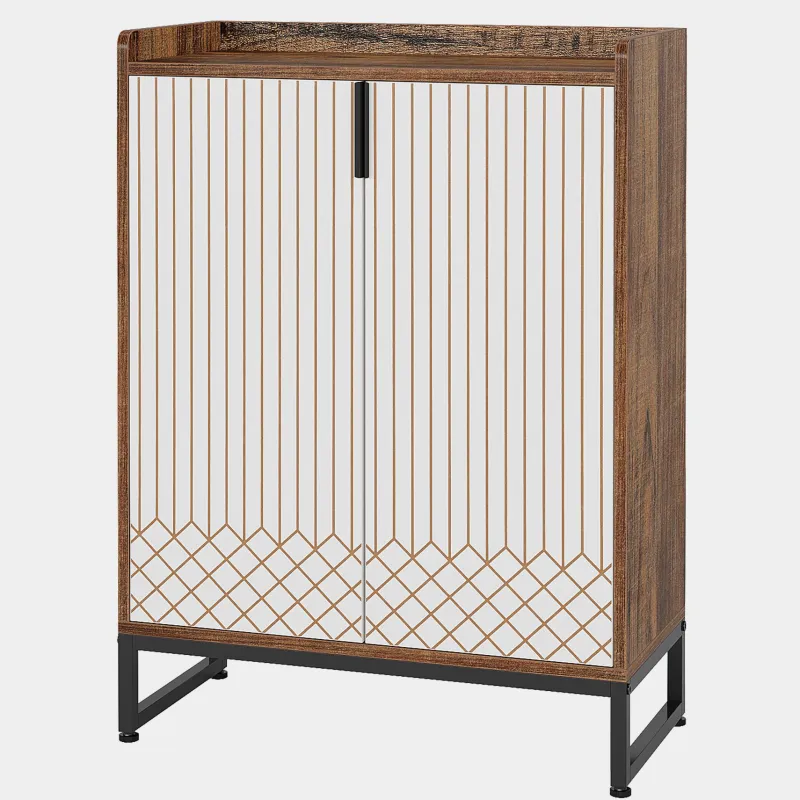 Tribesigns Shoe Racks & Cabinets|Shoe Racks & Cabinets*25-Pair Shoe Cabinet with Doors, 5-Tier Modern Shoe Rack Organizer