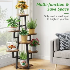 Tribesigns Plant Stands|Plant Stands*Plant Stand, 7 Tier Plant Pots Holder Rack Flower Stand Shelf