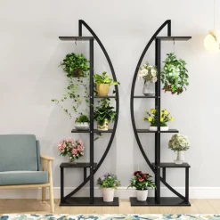 Tribesigns Plant Stands|Plant Stands*Plant Stand, 5-Tier Bonsai Flower Rack Display Shelf Pack of 2