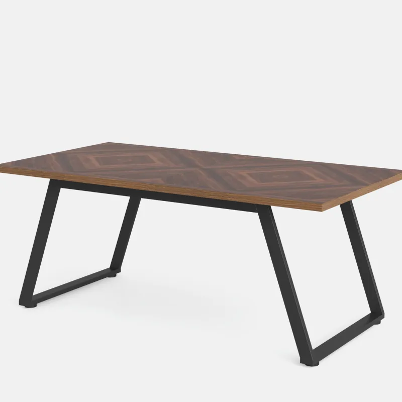 Tribesigns Dining Tables*Rectangle Dining Table, 63" Farmhouse Kitchen Dinner Table for 6