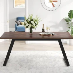 Tribesigns Dining Tables*Rectangle Dining Table, 63