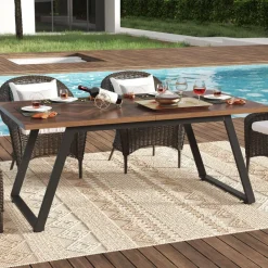 Tribesigns Dining Tables*Rectangle Dining Table, 63