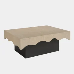 Tribesigns Coffee Tables*Rectangular Coffee Table, Farmhouse Center Table Cocktail Table