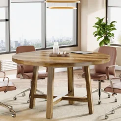 Tribesigns Desks*Round Conference Table, 47