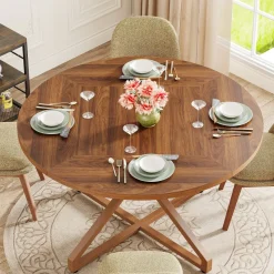 Tribesigns Dining Tables*Round Dining Table, 47