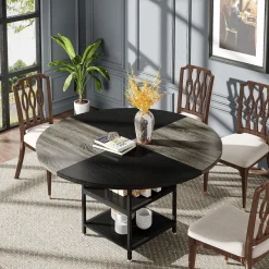Tribesigns Dining Tables*Round Dining Table, 47