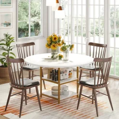 Tribesigns Dining Tables*Round Dining Table, 47
