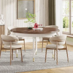 Tribesigns Dining Tables*Round Dining Table, 47