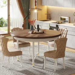 Tribesigns Dining Tables*Round Dining Table, 47
