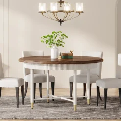 Tribesigns Dining Tables*Round Dining Table, 47