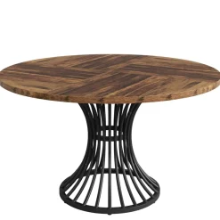 Tribesigns Dining Tables*Round Dining Table for 4-6, 47" Farmhouse Circle Kitchen Table