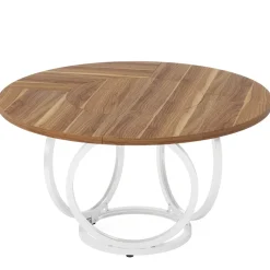 Tribesigns Dining Tables*Round Dining Table for 4, Modern 47