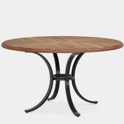Tribesigns Dining Tables*Round Dining Table for 4-6 People, 47" Modern Kitchen Table