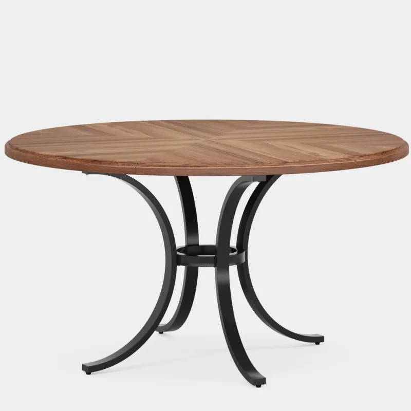 Tribesigns Dining Tables*Round Dining Table for 4-6 People, 47" Modern Kitchen Table