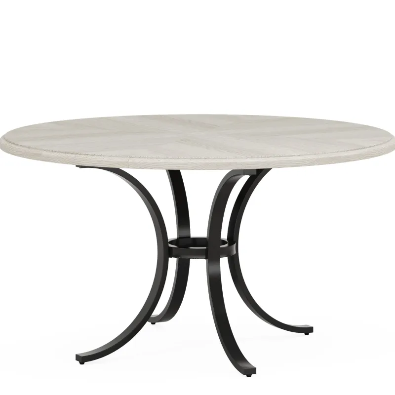 Tribesigns Dining Tables*Round Dining Table for 4-6 People, 47" Modern Kitchen Table