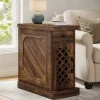 Tribesigns Nightstands*Rustic Side Table, End Table Nightstand with Storage Drawer
