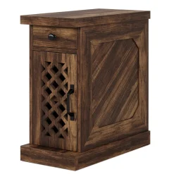 Tribesigns Nightstands*Rustic Side Table, End Table Nightstand with Storage Drawer