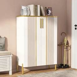 Tribesigns Shoe Racks & Cabinets|Shoe Racks & Cabinets*Shoe Cabinet , 6-Tier Shoe Storage Organizer with Adjustable Shelves & Doors
