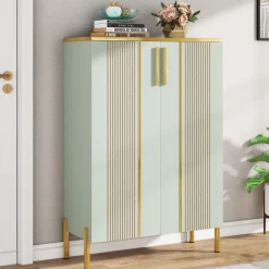 Tribesigns Shoe Racks & Cabinets|Shoe Racks & Cabinets*Shoe Cabinet , 6-Tier Shoe Storage Organizer with Adjustable Shelves & Doors