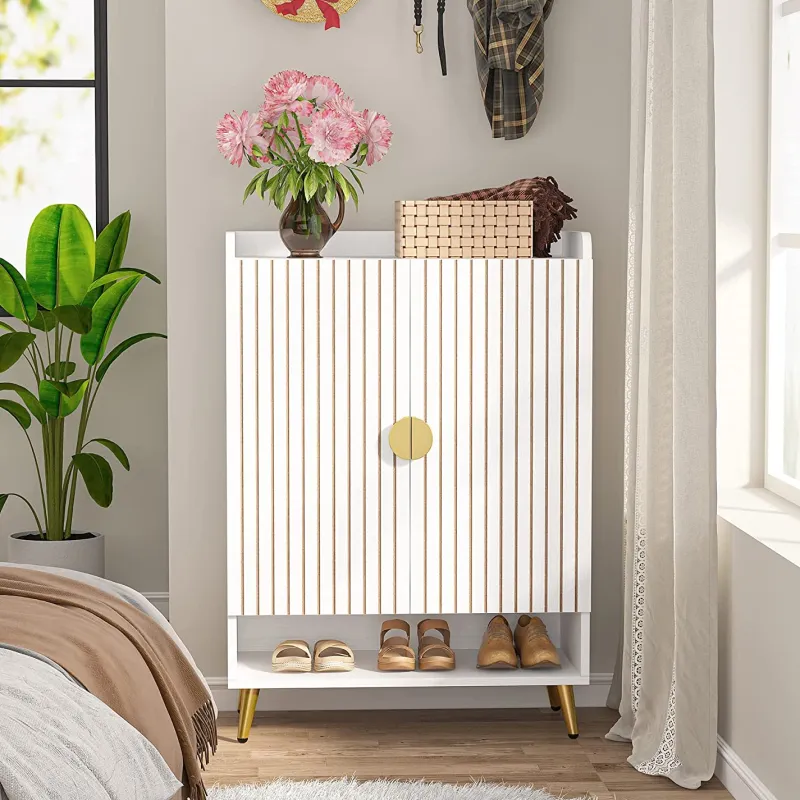 Tribesigns Shoe Racks & Cabinets|Shoe Racks & Cabinets*Shoe Cabinet, Shoe Storage Organizer with Adjustable Shelves