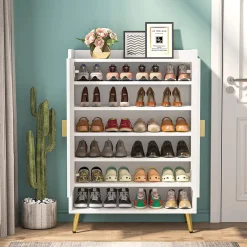 Tribesigns Shoe Racks & Cabinets|Shoe Racks & Cabinets*Shoe Cabinet, Shoe Storage Organizer with Adjustable Shelves