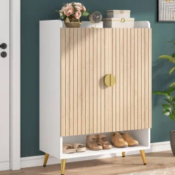 Tribesigns Shoe Racks & Cabinets|Shoe Racks & Cabinets*Shoe Cabinet, Shoe Storage Organizer with Adjustable Shelves