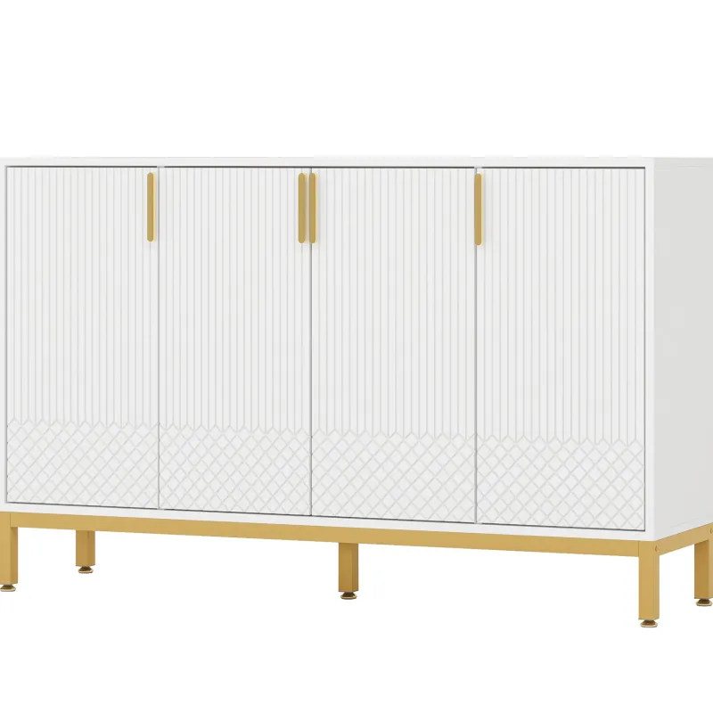 Tribesigns Sideboards & Buffets|Sideboards & Buffets*Sideboard Buffet, 59" Luxury Buffet Storage Cabinet with 4 Doors