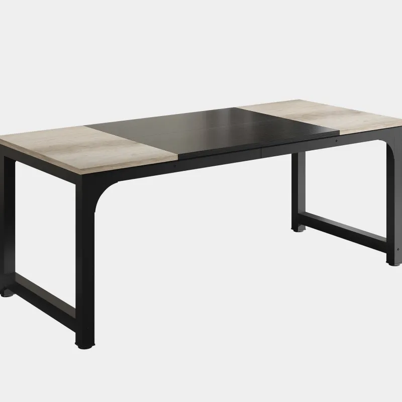Tribesigns Desks*Simple Conference Table, Rectangular Meeting Table Computer Desk