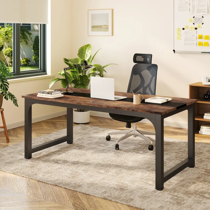 Tribesigns Desks*Simple Conference Table, Rectangular Meeting Table Computer Desk