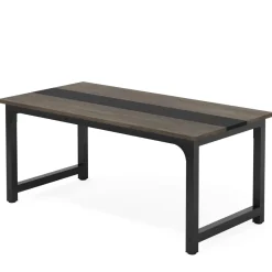 Tribesigns Desks*Simple Conference Table, Rectangular Meeting Table Computer Desk