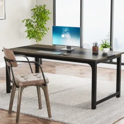 Tribesigns Desks*Simple Conference Table, Rectangular Meeting Table Computer Desk