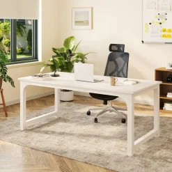 Tribesigns Desks*Simple Conference Table, Rectangular Meeting Table Computer Desk