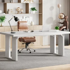 Tribesigns Desks*Simple Executive Desk, 70.9" Computer Desk Meeting Table for Home Office